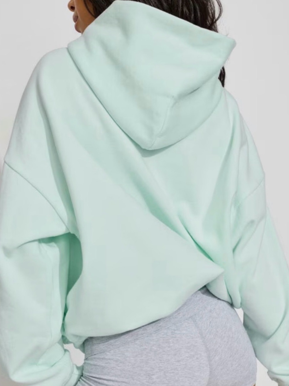 NWOT Garage Mint Julep Green Ultra Fleece Hoodie L/XL - Picture 3 of 5